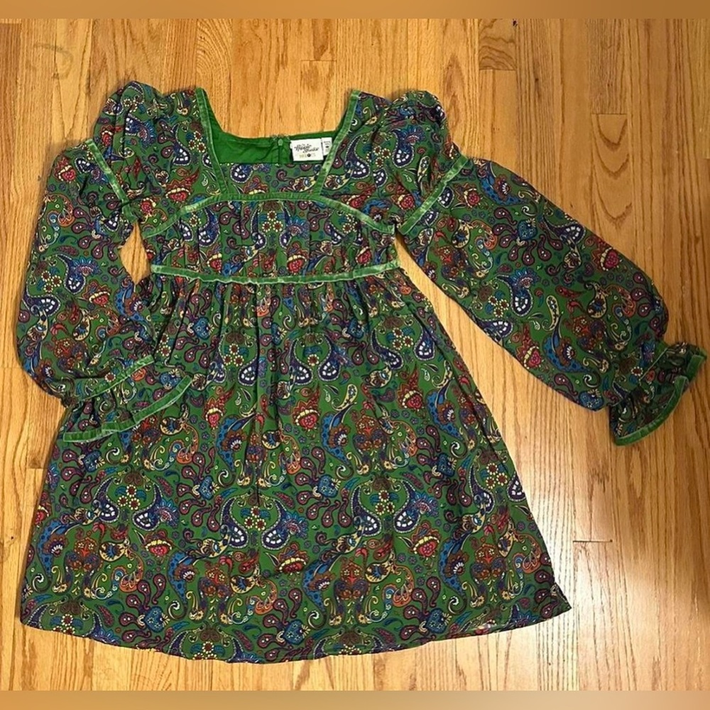 NWT Hippie Shake recycled cotton 70s style boho dress.